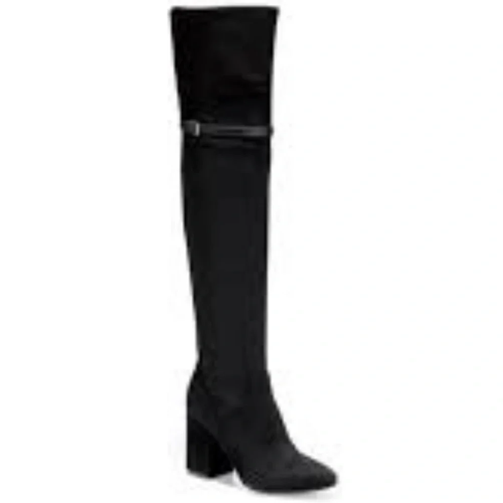 COLE HAAN | Darcia Over-the-Knee Black Suede Boot